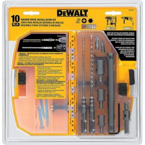 DeWalt DW5366 10 pc UltraCon®+ Installation Kit