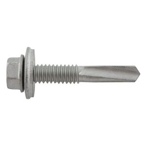Elco® ECW725-I Drilit® Drill Screws Hex Washer HD w/Bond Seal Washer #5 Point 12-24 X 1 1/4