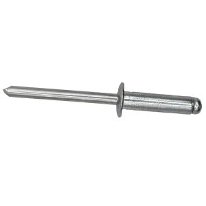 AB42A, Aluminum Rivet, Open End, 1/8 X 1/16-1/8