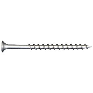 TIEMAX PRO Flat Phillips Exterior Dacrotized Screws, 6 X 1