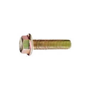 Class 10.9 Metric Hex Head Flange Cap Screws, Yellow Zinc Plated, 8-1.25 X 50