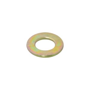 Grade 8 Flat Washers, Yellow Zinc Plated, USS, 1/4