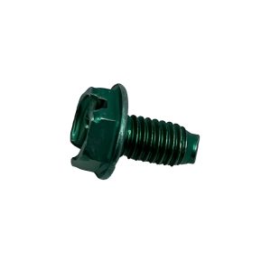 Green Grounding Screw, 10-32 X 3/8"