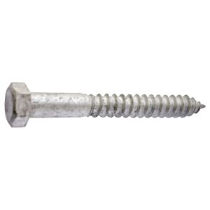 Hot Dip Galvanzied Hex Head Lag Bolts, 1/4" X 1"