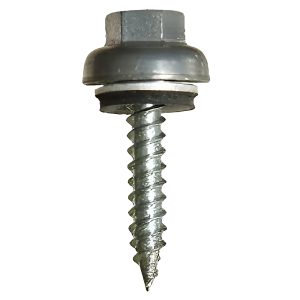 Hex Washer Head Self-Piercing Screws, 10 X 1 1/2