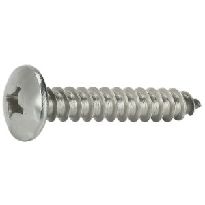Stainless Steel Truss Phillips Sheet Metal Screws, 6 X 1/2