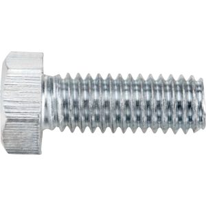 Grade 2 Tap Bolts, Fully Threaded Hex Head Bolts, Zinc Plated, 1/4-20" X 1"