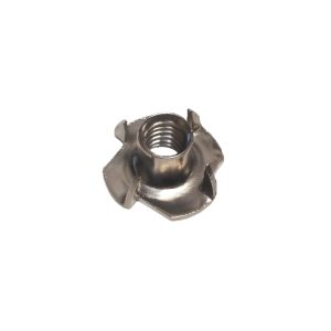 Pronged Tee Nuts, Zinc Plated, 6-32