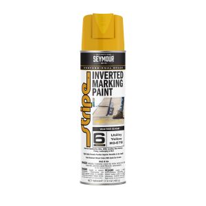 SEY 20-678 Stripe Inverted Water Based, Utility Yellow, 17 oz. fill