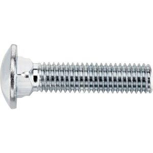 Grade 2 Carriage Bolts, Zinc Plated, 3/16" X 3 1/2"